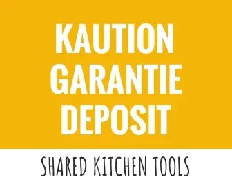 Kaution (rückzahlbar) – Gerätevermietung